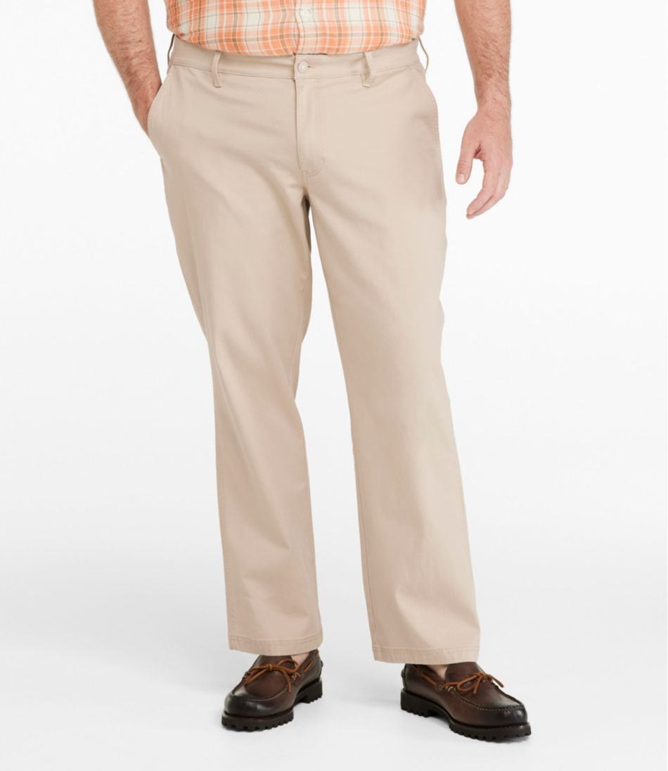 Men's BeanFlex® Performance Canvas Pants, Chinos, Standard Fit, Straight Leg / L.L.Bean