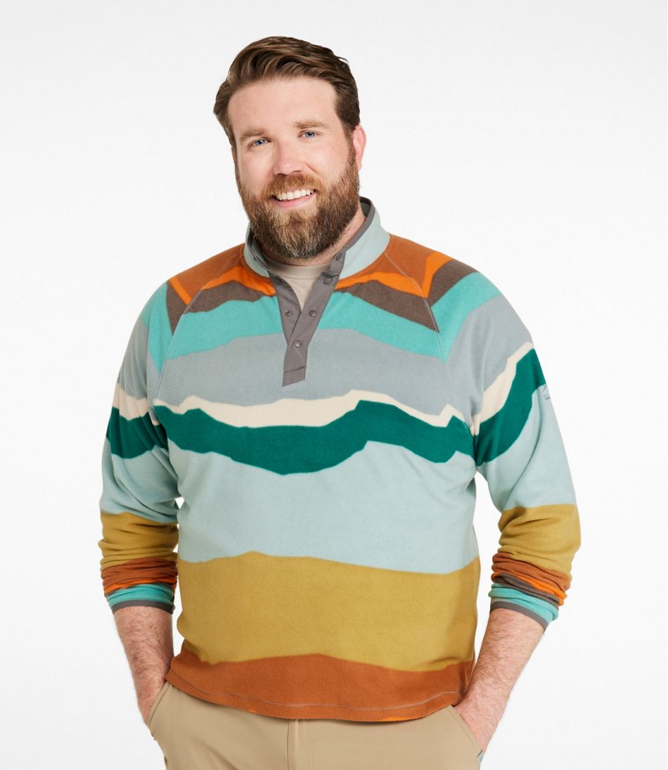 Men's All Season Access Fleece Pullover, Print / L.L.Bean