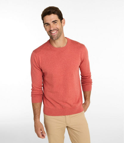 Men's All Seasons Cotton Blend Sweater, Crewneck / L.L.Bean