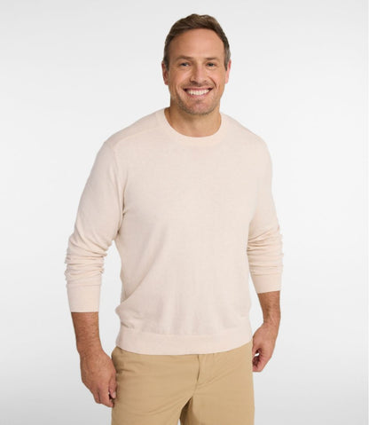Men's All Seasons Cotton Blend Sweater, Crewneck / L.L.Bean