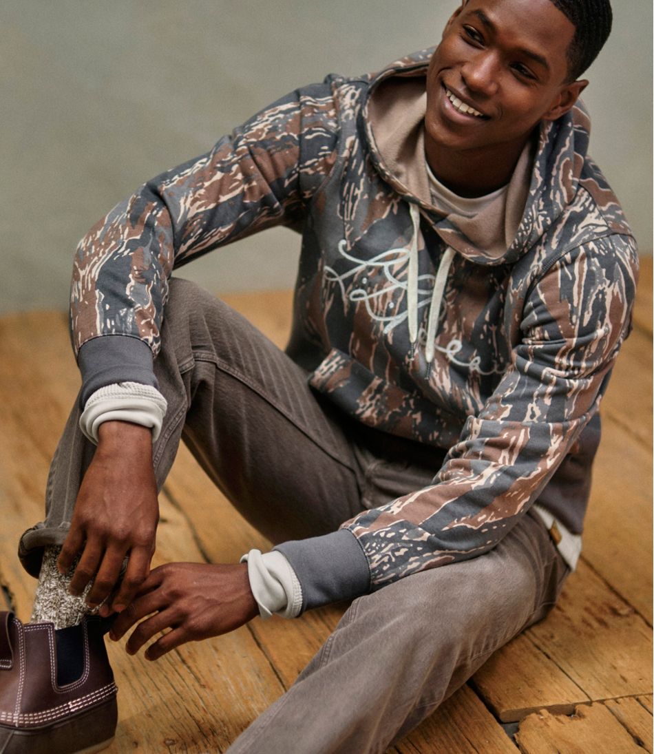 Men's Signature Camp Hoodie Sweatshirt, Print / L.L.Bean
