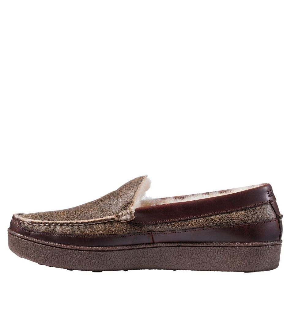 Men's Lodge Moc Vibram® Slippers, Shearling / L.L.Bean