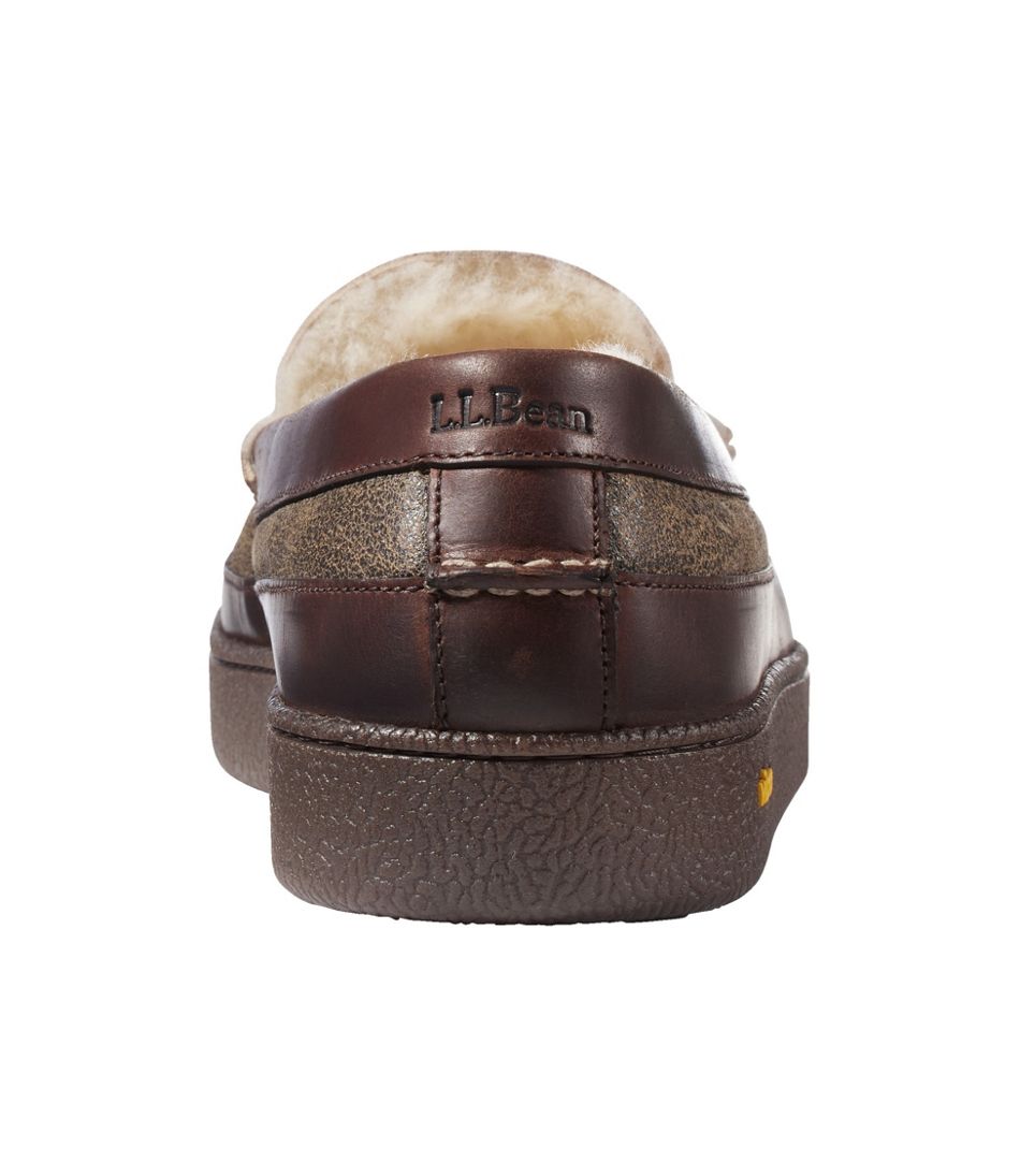 Men's Lodge Moc Vibram® Slippers, Shearling / L.L.Bean