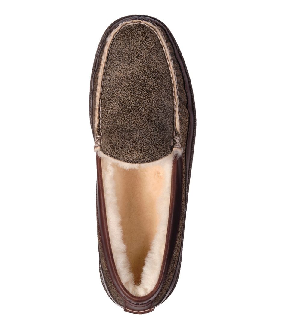 Men's Lodge Moc Vibram® Slippers, Shearling / L.L.Bean