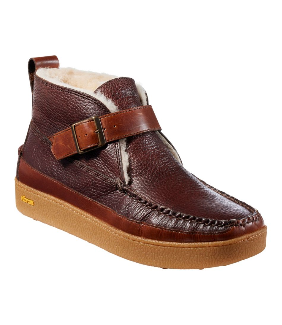 Men's Lodge Moc Vibram® Buckle Boots, Shearling / L.L.Bean