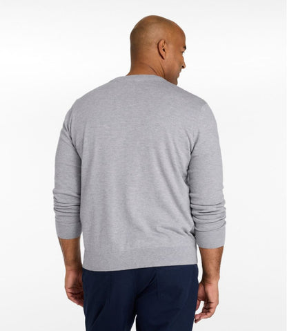 Men's All Seasons Cotton Blend Sweater, V-Neck / L.L.Bean