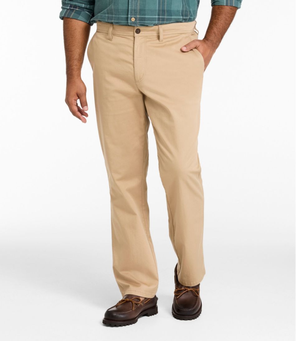Men's Sunwashed Khaki Pants, Standard Fit, Straight Leg / L.L.Bean