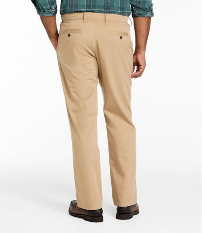 Men's Sunwashed Khaki Pants, Standard Fit, Straight Leg / L.L.Bean