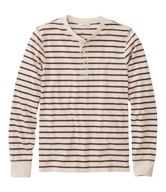 Men's Signature Northwoods Henley, Long-Sleeve, Stripe / L.L.Bean