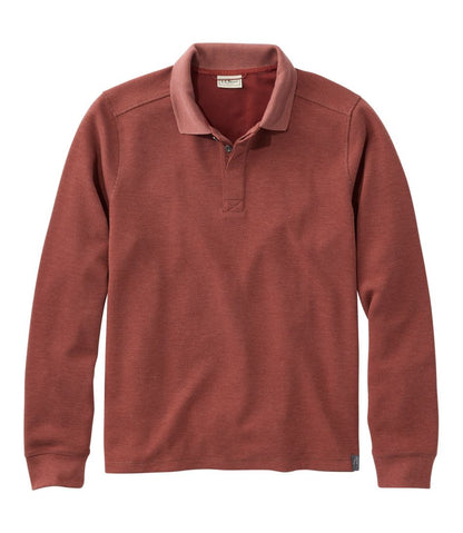 Men's Mountainside Micro Waffle Polo, Long-Sleeve / L.L.Bean