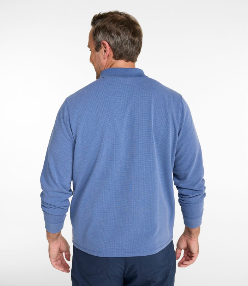 Men's Mountainside Micro Waffle Polo, Long-Sleeve / L.L.Bean