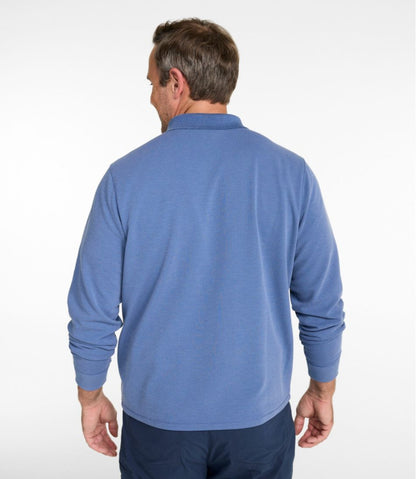 Men's Mountainside Micro Waffle Polo, Long-Sleeve / L.L.Bean