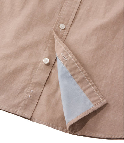 Men's Comfort Stretch Performance® Chambray Shirt, Short-Sleeve, Slightly Fitted Untucked Fit / L.L.Bean