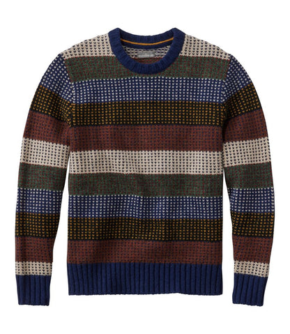 Men's Signature 1980 Matinicus Rock Sweater, Crewneck, Stripe / L.L.Bean