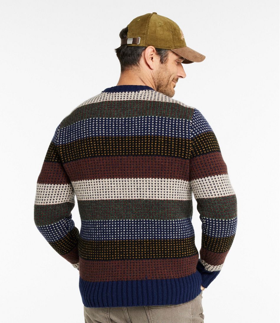 Men's Signature 1980 Matinicus Rock Sweater, Crewneck, Stripe / L.L.Bean
