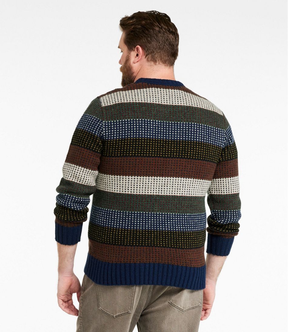 Men's Signature 1980 Matinicus Rock Sweater, Crewneck, Stripe / L.L.Bean