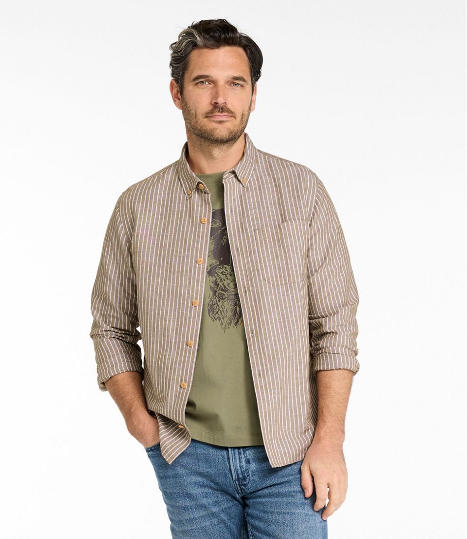 Men's Signature Wharfside Linen Blend Shirt / L.L.Bean