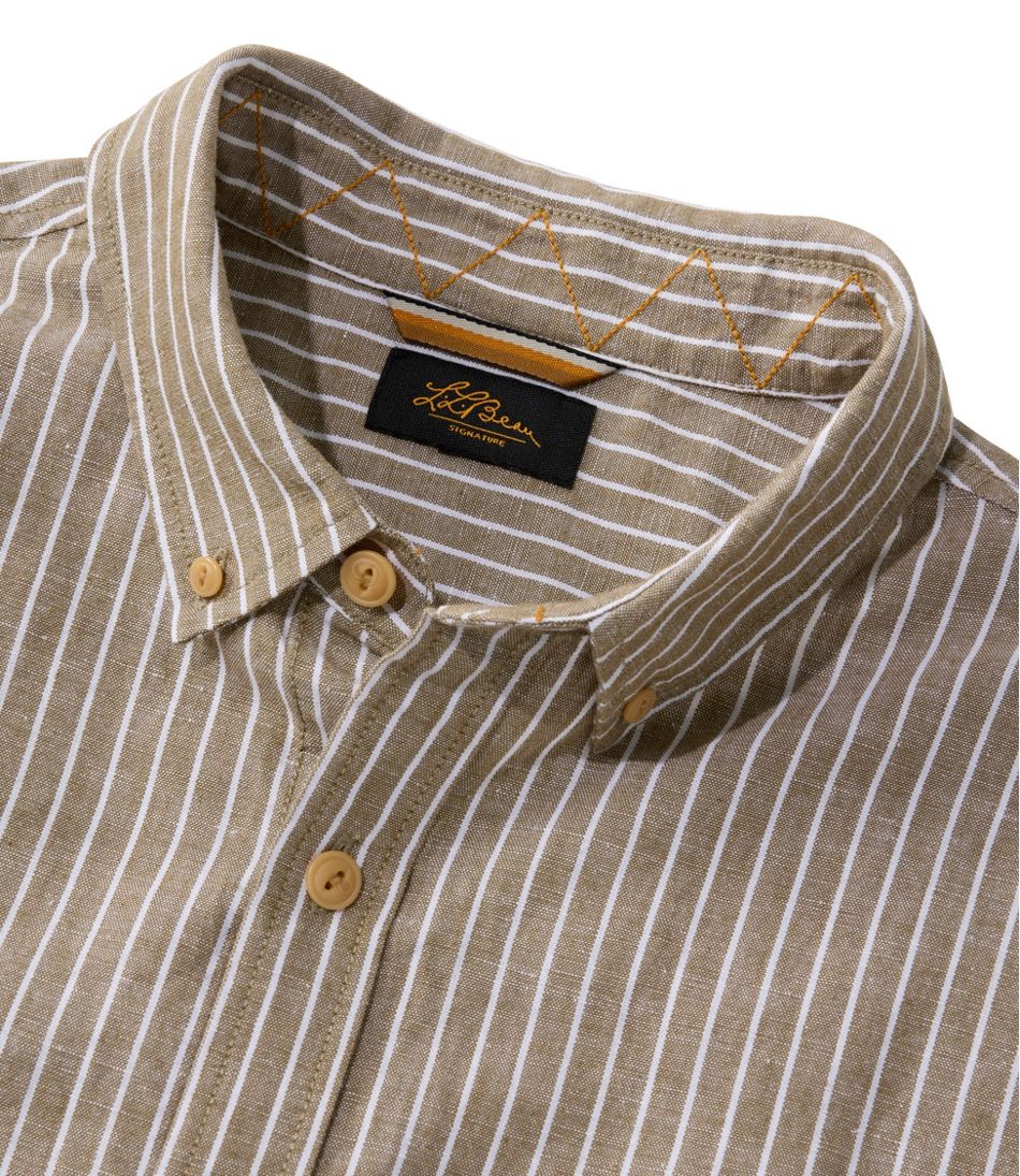 Men's Signature Wharfside Linen Blend Shirt / L.L.Bean