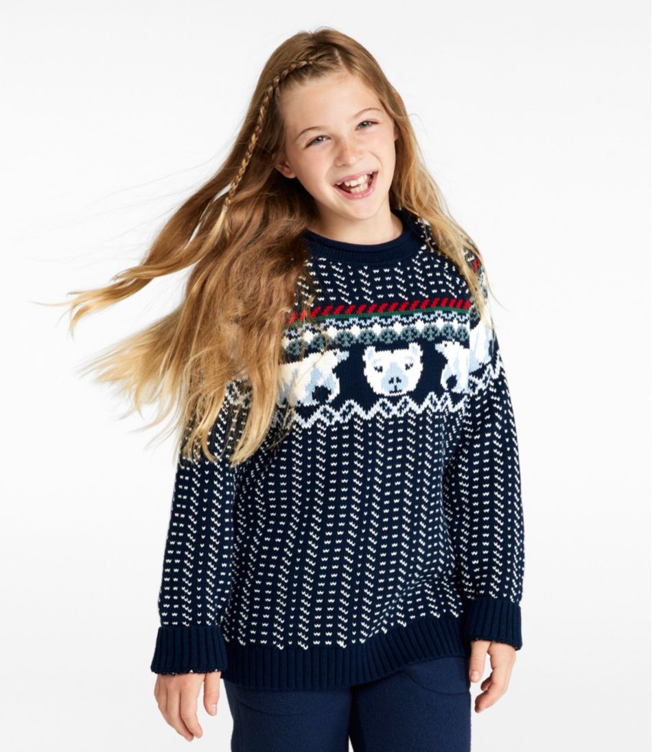 Kids' Cotton Rollneck Sweater / L.L.Bean
