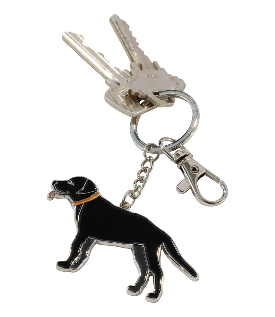 Enamel Charm, Black Lab / L.L.Bean