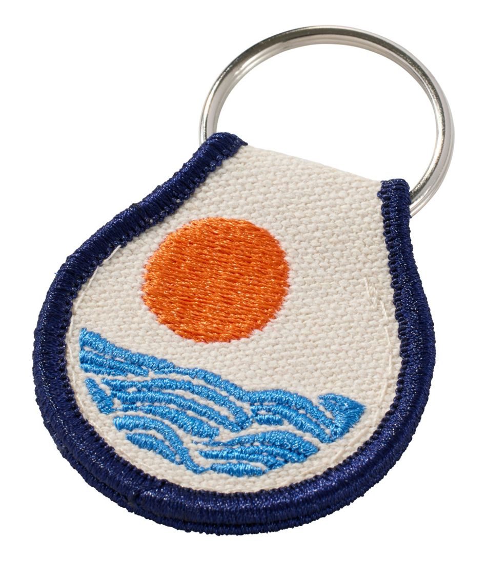 Embroidered Patch Charm, Sun & Waves / L.L.Bean