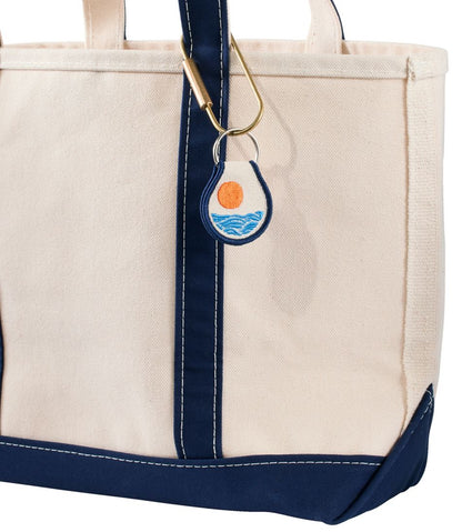 Embroidered Patch Charm, Sun & Waves / L.L.Bean