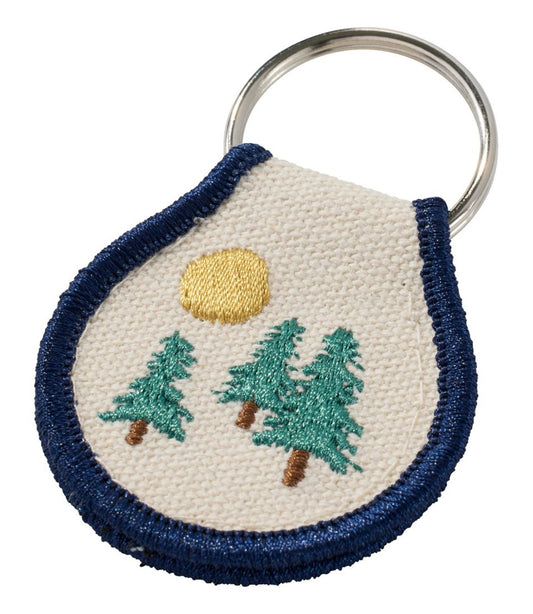 Embroidered Patch Charm, Trees / L.L.Bean