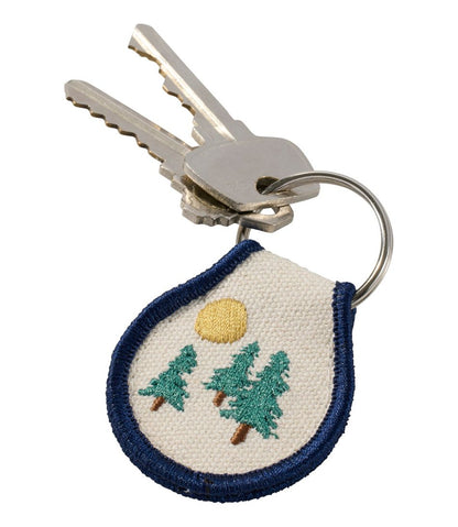 Embroidered Patch Charm, Trees / L.L.Bean