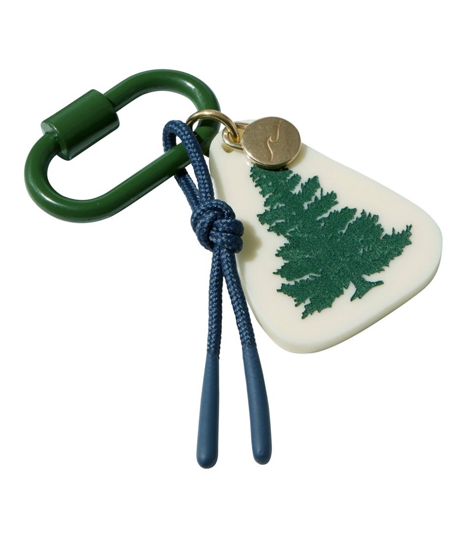 Carabiner Tassel Charm, Tree / L.L.Bean