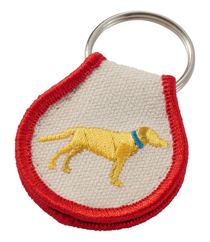 Embroidered Patch Charm, Yellow Lab / L.L.Bean