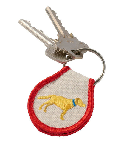 Embroidered Patch Charm, Yellow Lab / L.L.Bean