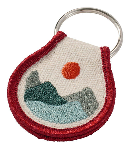 Embroidered Patch Charm, Mountains / L.L.Bean