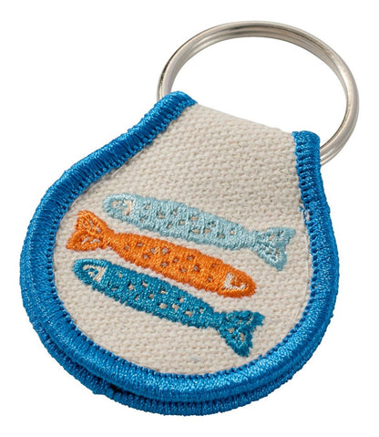 Embroidered Patch Charm, Fish / L.L.Bean