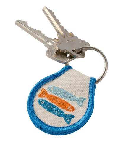 Embroidered Patch Charm, Fish / L.L.Bean