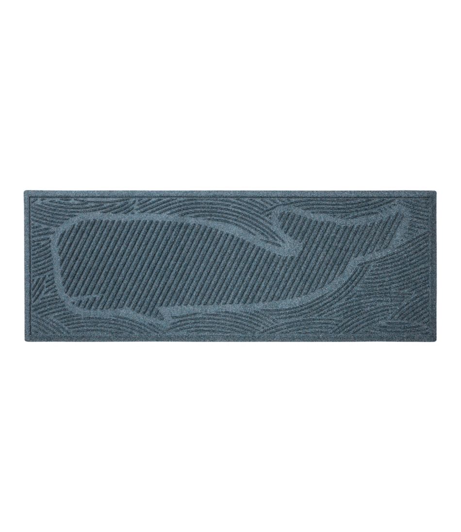 Everyspace Recycled Waterhog Wide Doormat, Swimming Whale / L.L.Bean