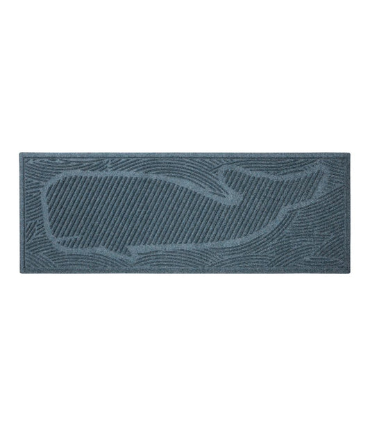 Everyspace Recycled Waterhog Wide Doormat, Swimming Whale / L.L.Bean