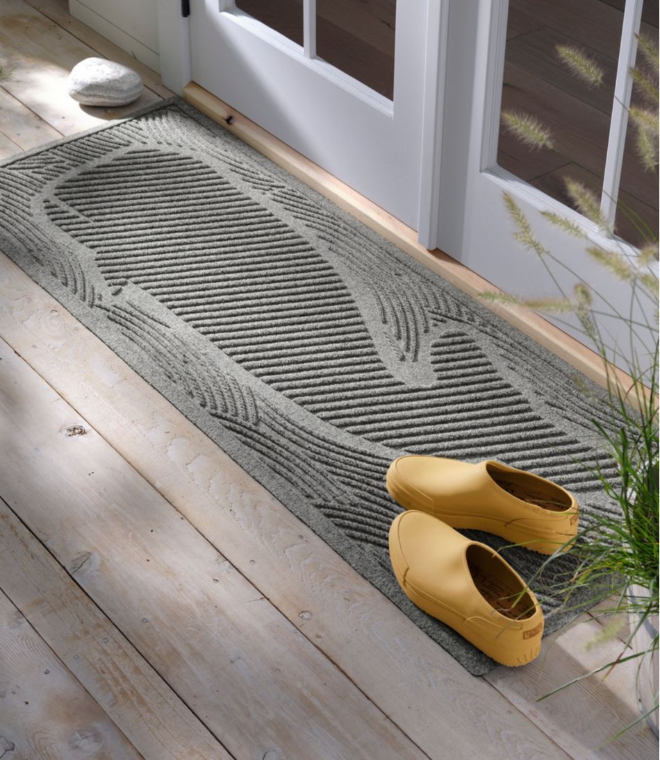 Everyspace Recycled Waterhog Wide Doormat, Swimming Whale / L.L.Bean