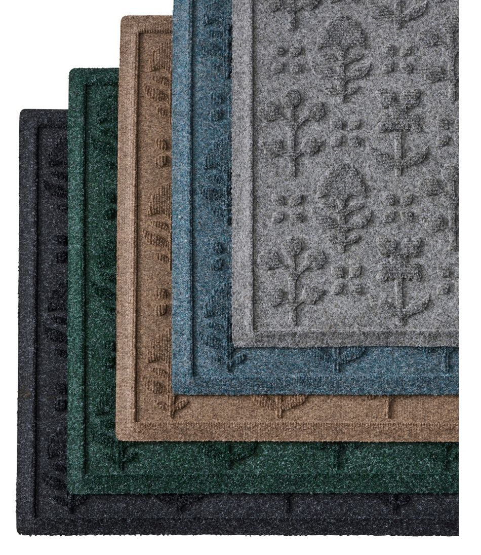Everyspace Recycled Waterhog Doormat, Botanical Floral / L.L.Bean