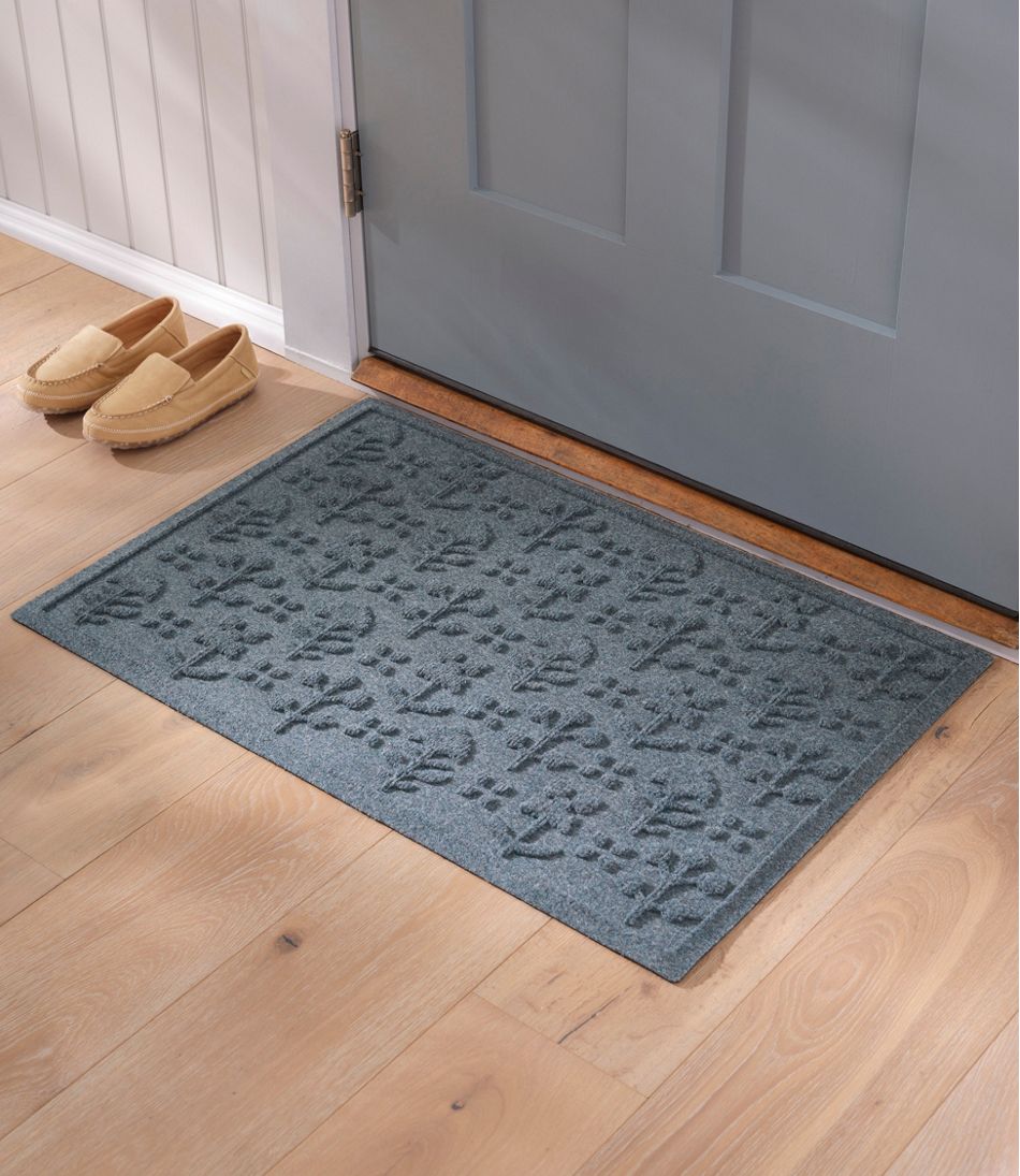 Everyspace Recycled Waterhog Doormat, Botanical Floral / L.L.Bean
