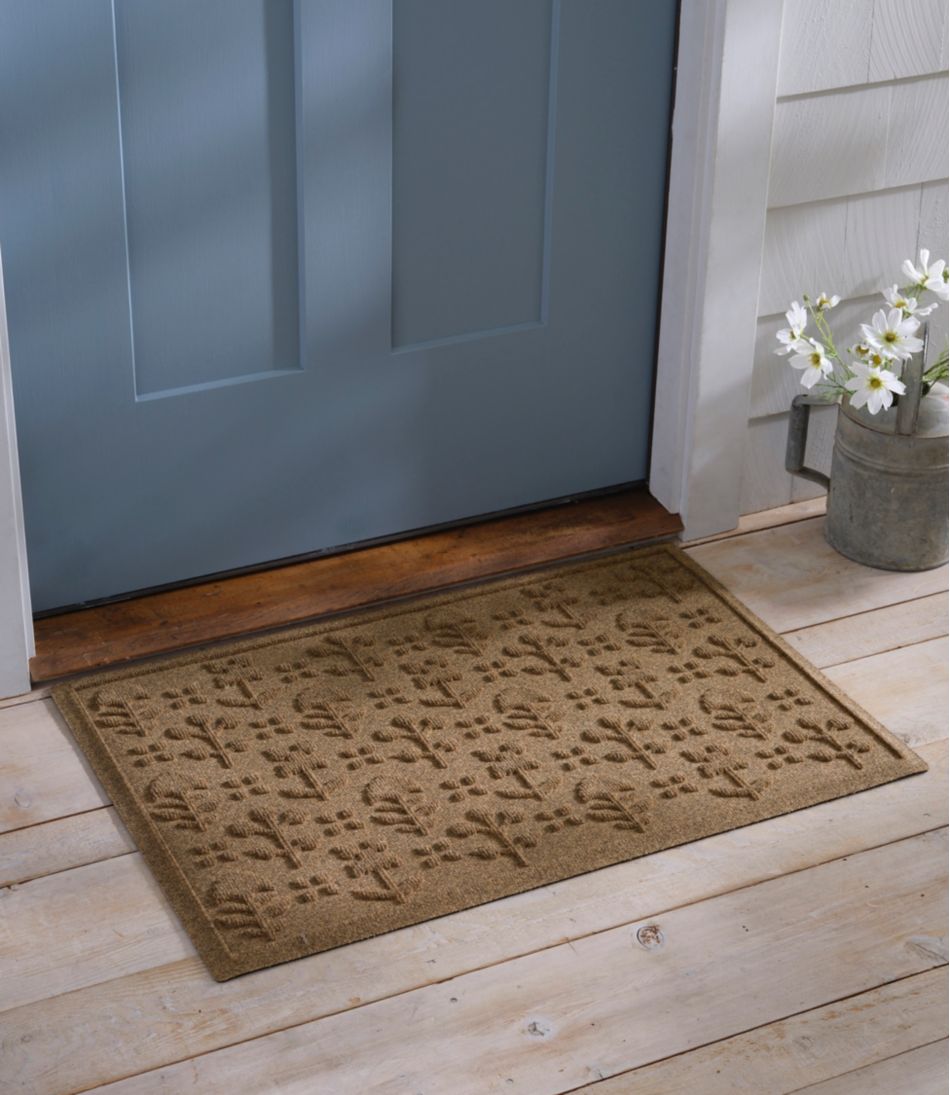 Everyspace Recycled Waterhog Doormat, Botanical Floral / L.L.Bean