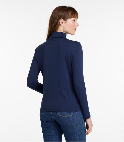 Women's Pima Cotton Turtleneck, Long-Sleeve / L.L.Bean