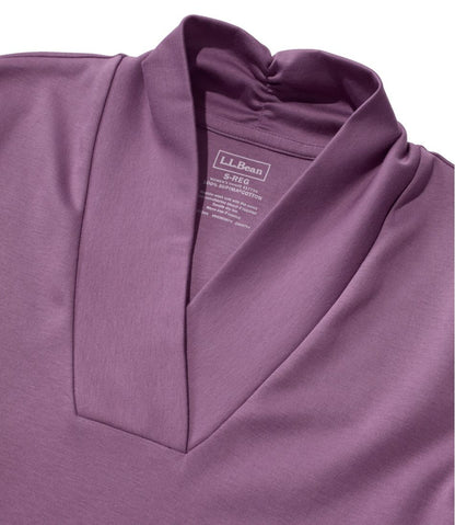 Women's Pima Cotton Tee, Shawl Long-Sleeve / L.L.Bean