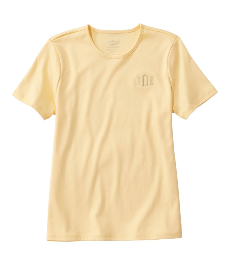 Women's Pima Cotton Tee, Short-Sleeve Crewneck / L.L.Bean