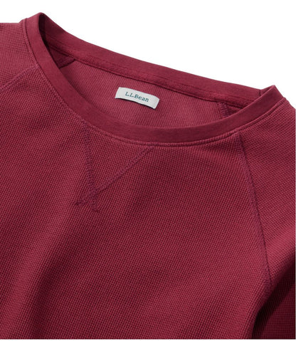 Women's Unshrinkable Mini-Waffle Tee, Long-Sleeve Crewneck / L.L.Bean