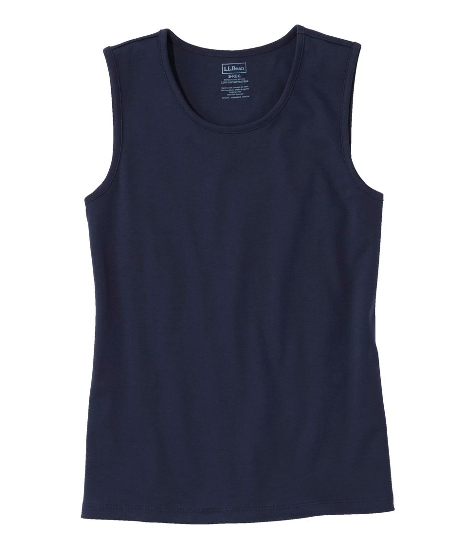 Women's Pima Cotton Tee, Shell / L.L.Bean
