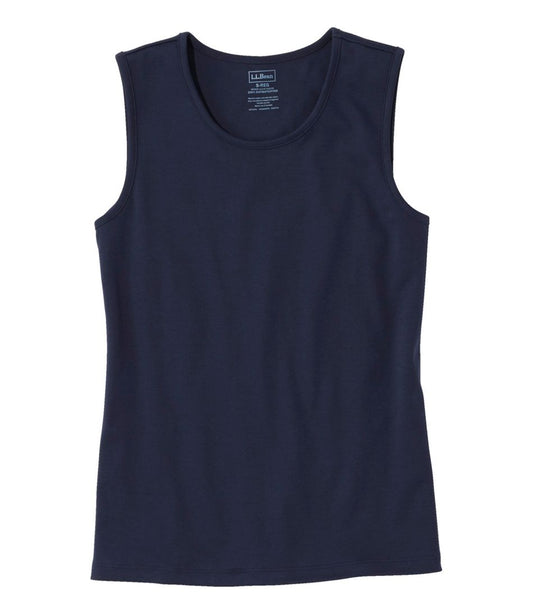 Women's Pima Cotton Tee, Shell / L.L.Bean