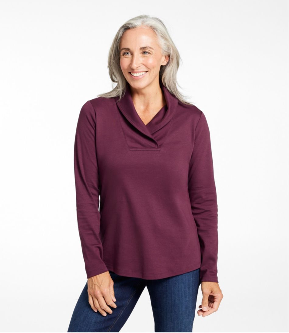 Women's Pullover, Long-Sleeve Shawl Collar / L.L.Bean