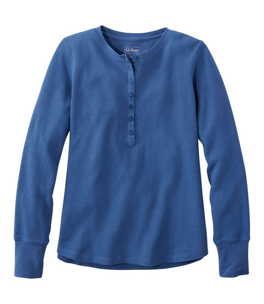Women's Waffle-Knit Henley / L.L.Bean
