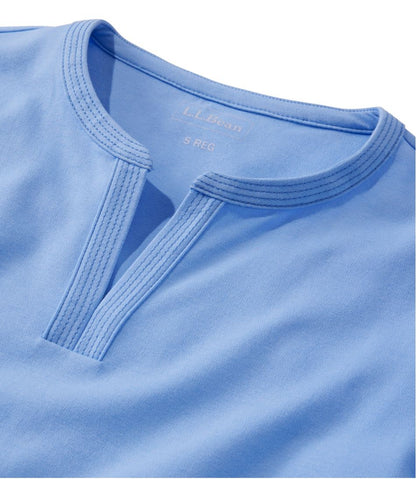 Women's Tee, Three-Quarter-Sleeve Splitneck Tunic / L.L.Bean