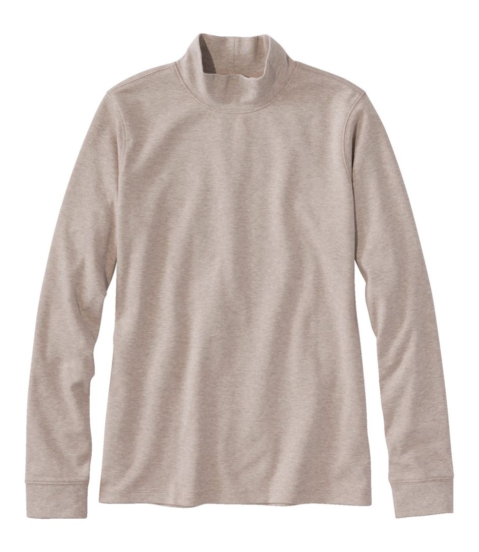 Women's Interlock Mock-Turtleneck, Long-Sleeve / L.L.Bean
